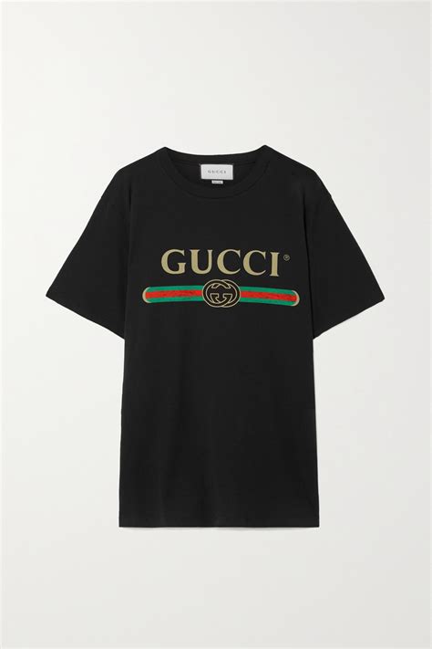 gucci black top cotton|net a porter Gucci tops.